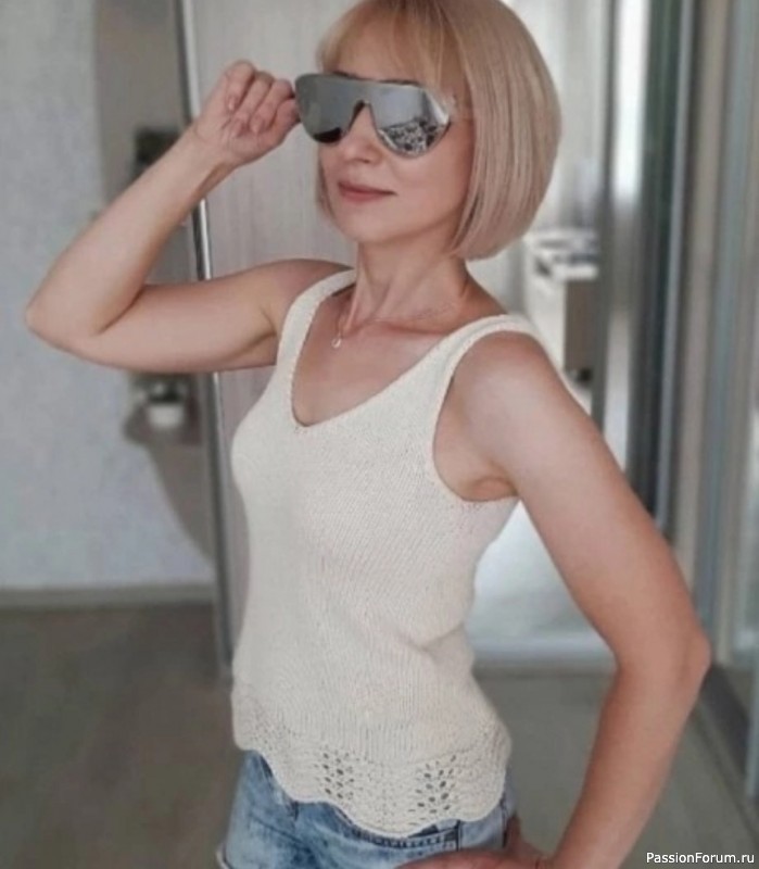 Маечка летняя. Описание