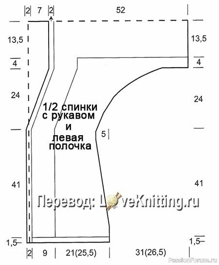 Летний жакет с ажуром. Описание