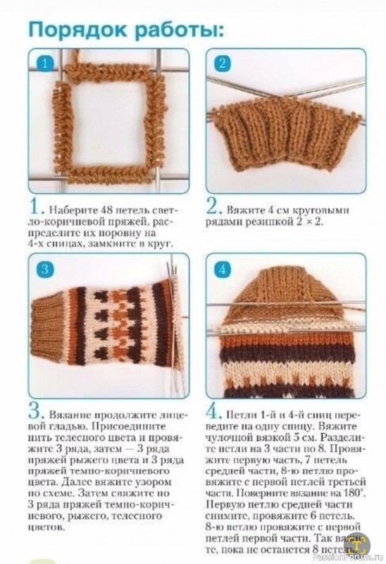 Жаккардовые полугольфы с помпонами