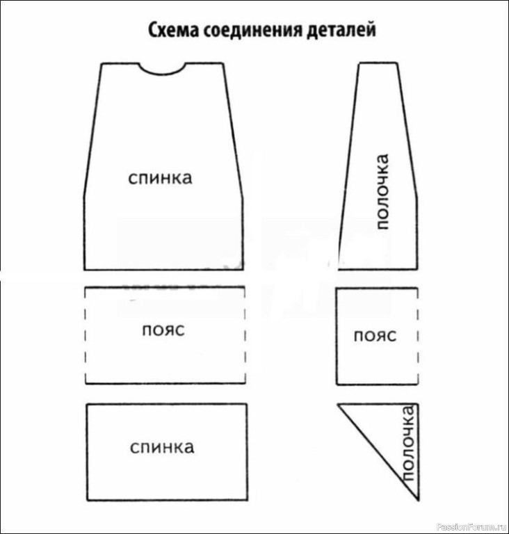 Элегантный жилет. Описание и схема