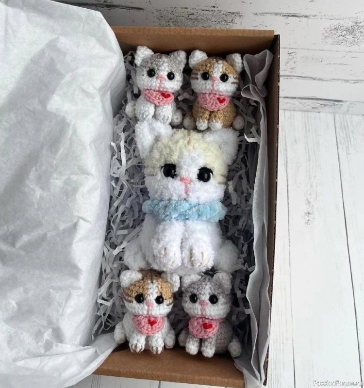 Котенок крючком. МК