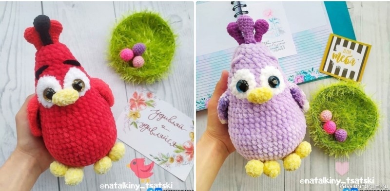 Πтичкa Бёpди крючком. МК