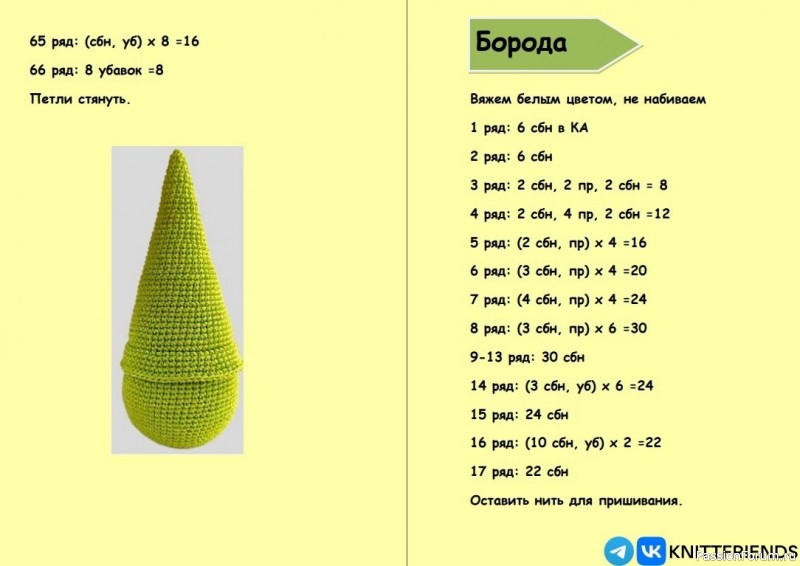Цветочные гномы крючком. МК