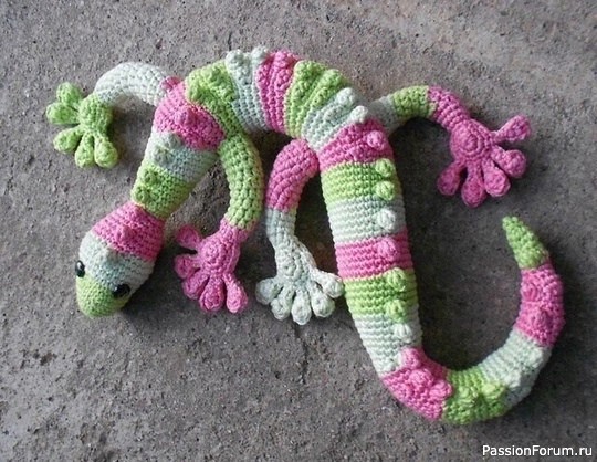 Ящерка крючком. МК