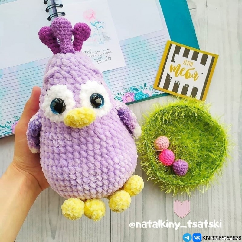 Πтичкa Бёpди крючком. МК