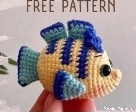 Рыбка Флаундер крючком. МК