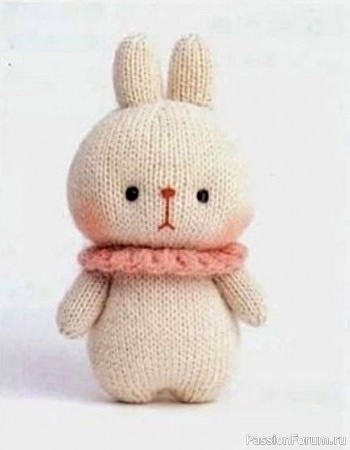 Кролик Чоу-Чоу спицами. МК