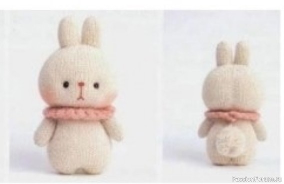 Кролик Чоу-Чоу спицами. МК