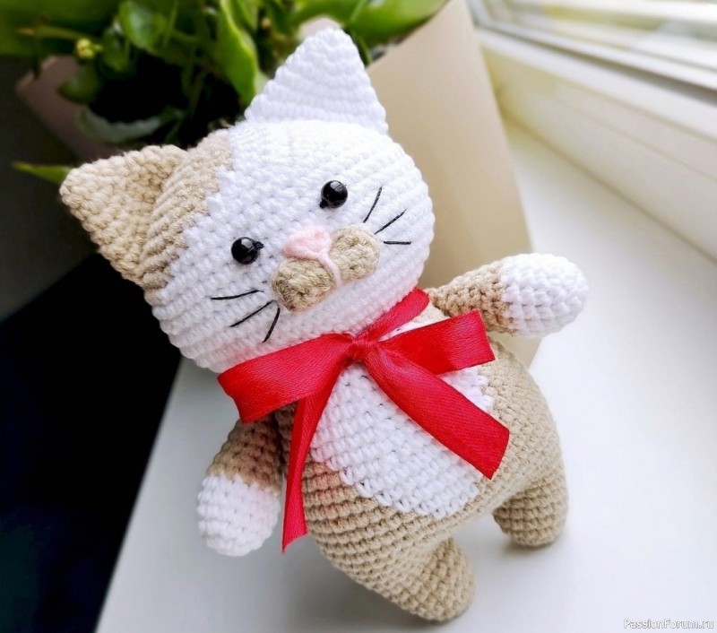 Котик Барсик крючком. МК