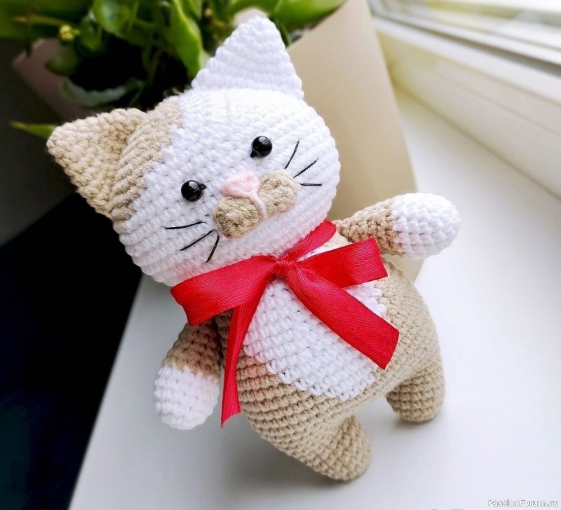 Котик Барсик крючком. МК