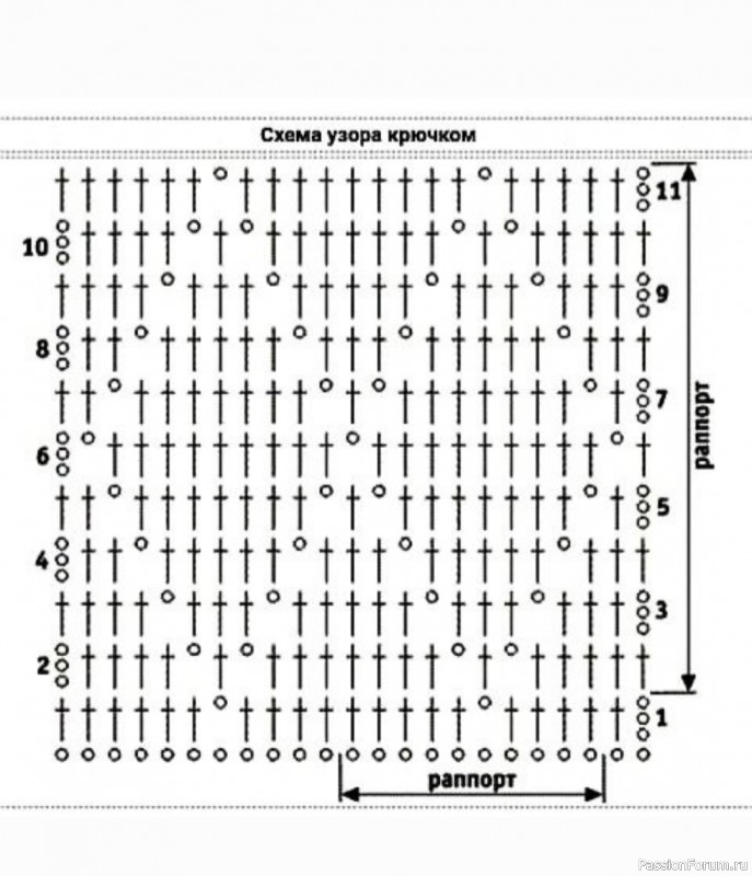 Летний топ крючком. Описание