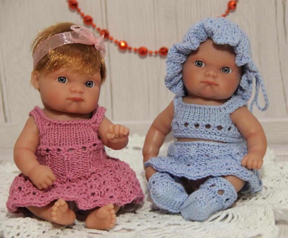 Вязание и шитье одежды для кукол Паола Рейна