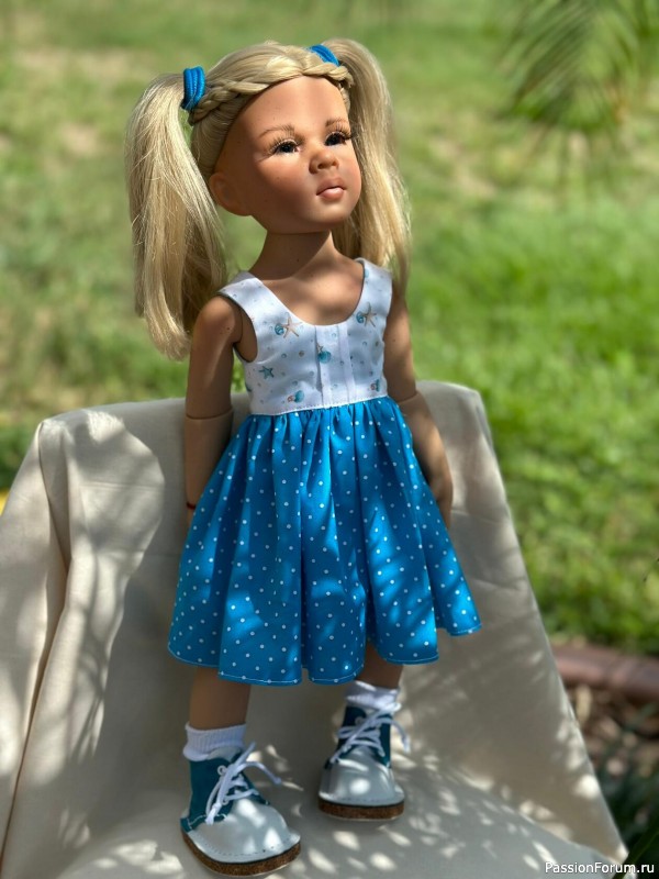 Одежда для кукол с вышивкой