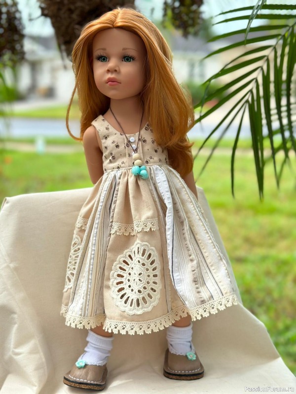 Одежда для кукол с вышивкой