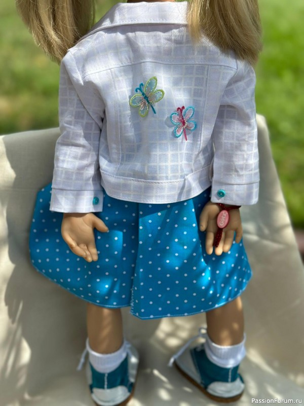 Одежда для кукол с вышивкой