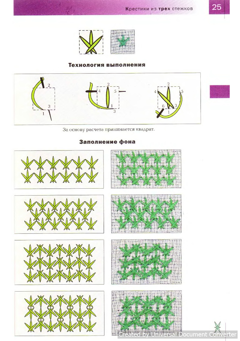 Вышивка 100 видами крестика. Часть 1