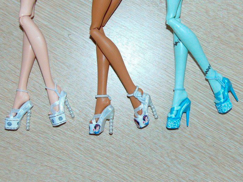 Как сделать обувь для куклы Барби