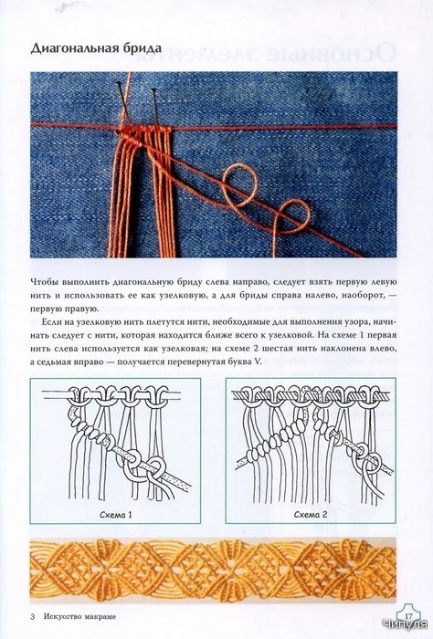 Искусство макраме, шаг за шагом.