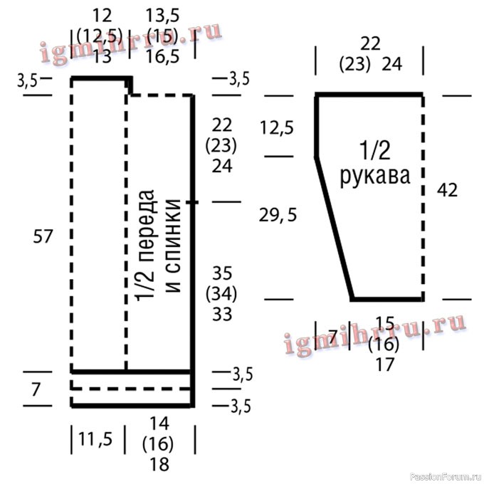 НЕЖНО-ЗЕЛЕНЫЙ АЖУРНЫЙ ПУЛОВЕР С КРУПНЫМ УЗОРОМ. Вязание спицами