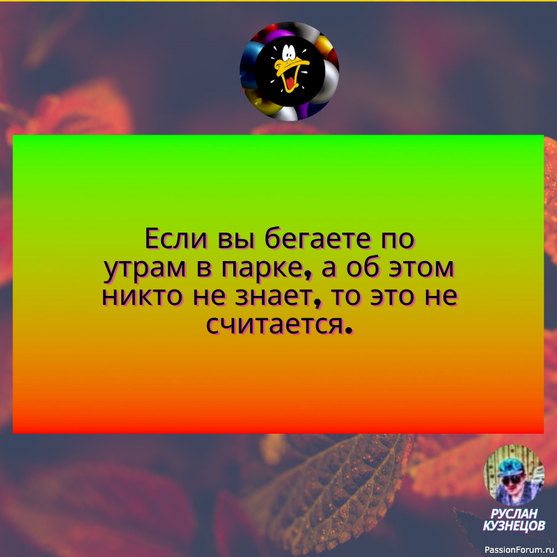 Юмор- замечательный способ сладить с действительностью,когда она обрушивается вам на голову.