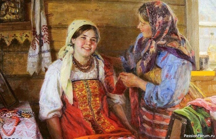 Как наводили красоту крестьянки на Руси