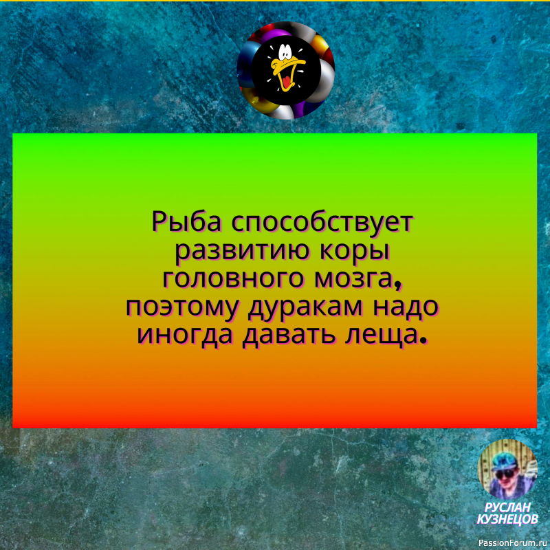 Юмор- замечательный способ сладить с действительностью,когда она обрушивается вам на голову.