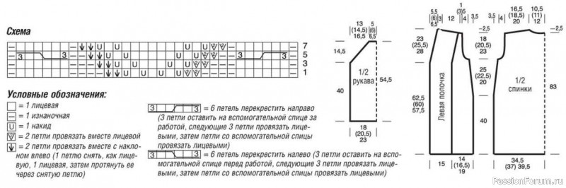 Меланжевое пальто с ажурными бордюрами