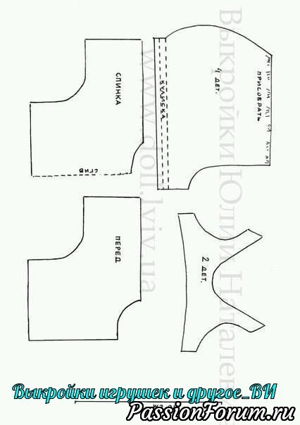 Еще немного текстильных кукол с выкройками