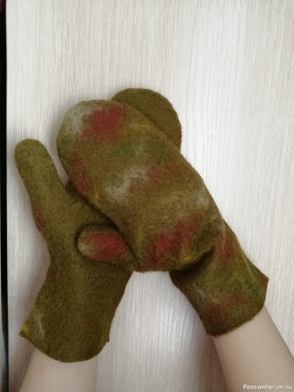 Варежки для внучат))