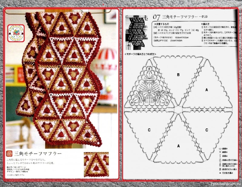 КРАСОТА И МНОГОГРАННОСТЬ ТРЕУГОЛЬНЫХ МОТИВОВ В ВЯЗАНЫХ ИЗДЕЛИЯХ. Модели и схемы крючком.
