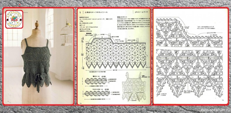 КРАСОТА И МНОГОГРАННОСТЬ ТРЕУГОЛЬНЫХ МОТИВОВ В ВЯЗАНЫХ ИЗДЕЛИЯХ. Модели и схемы крючком.