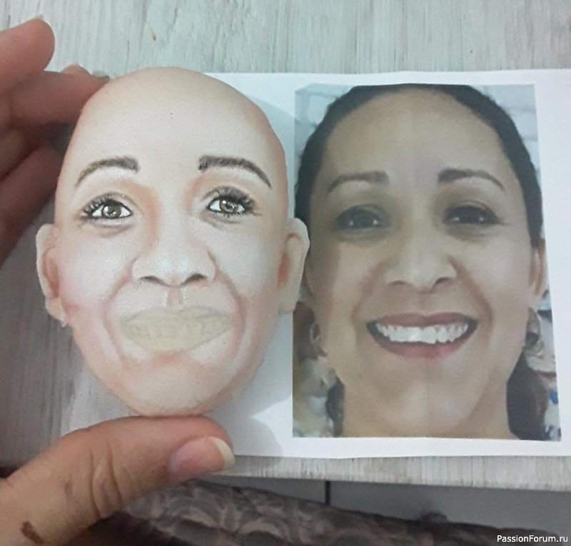 Boneca retrato MK Completa