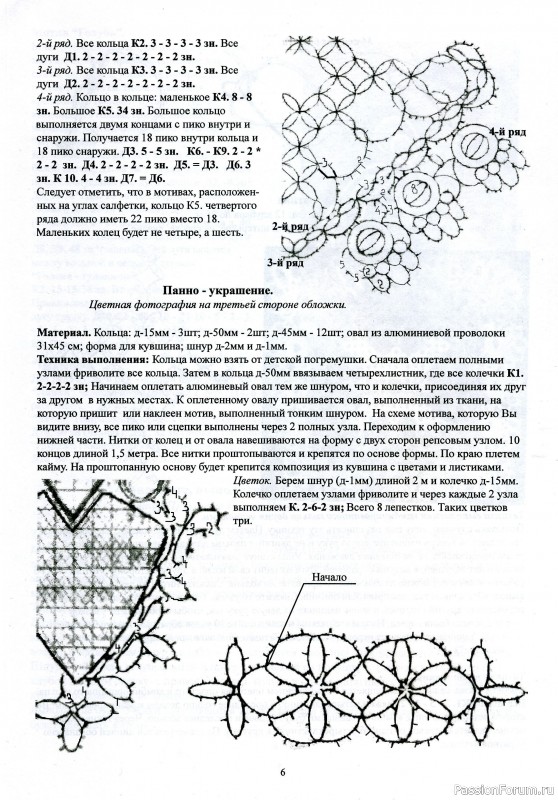 Н.С. Курбатская "Вяжем кружево фриволите" часть 9