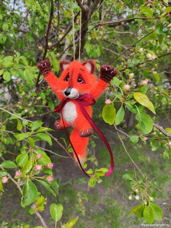 Брелок подвеска "Лиса"