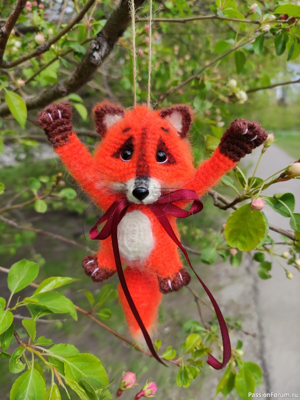 Брелок подвеска "Лиса"