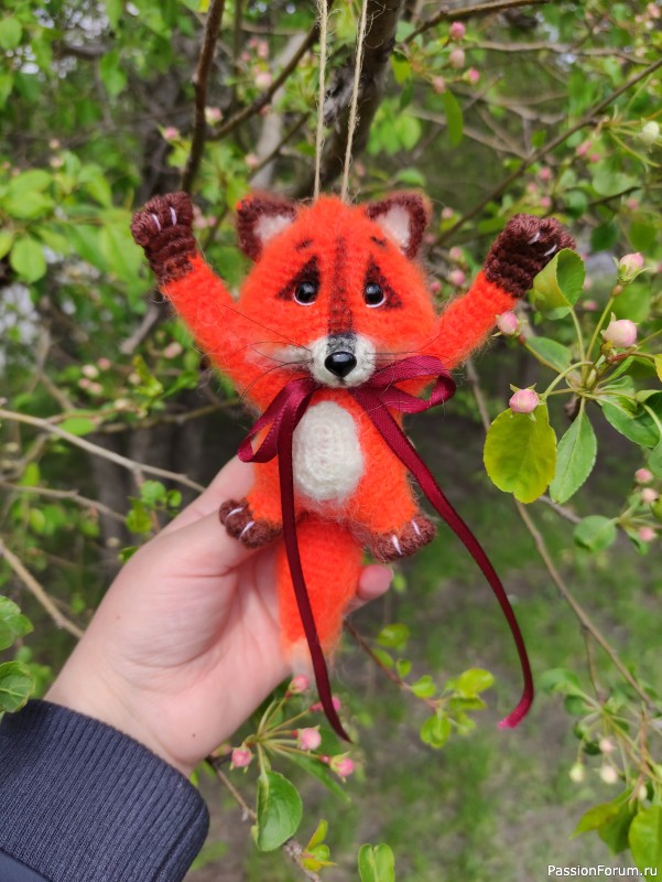 Брелок подвеска "Лиса"