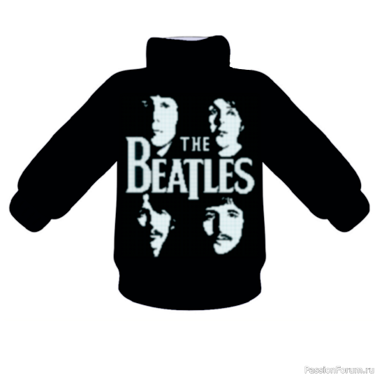 ​Жаккард. Свитер "The Beatles". Схемы