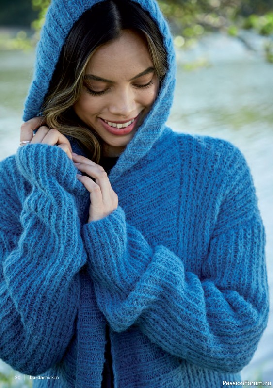 Вязаные модели в журнале «Burda Stricken №5 2021»