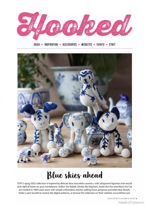 Вязаные проекты крючком в журнале «Simply Crochet №161 2025»