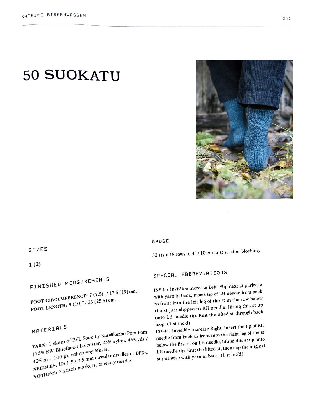 Коллекция моделей носков в книге «52 Weeks of Socks»