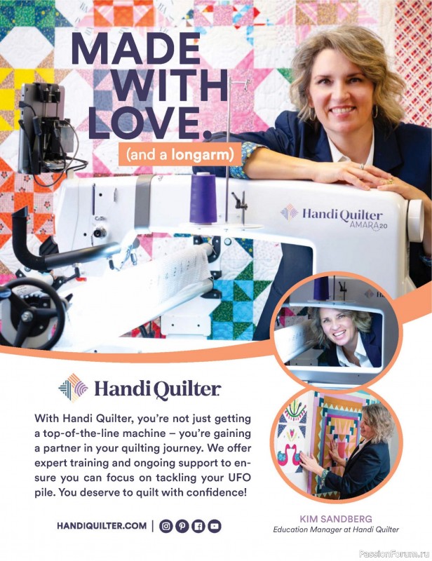 Коллекция проектов для рукодельниц в журнале «McCall's Quilting - Fall 2025»