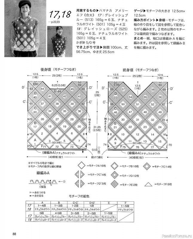 Вязаные модели в журнале «Let's Knit Series NV80679 2021»