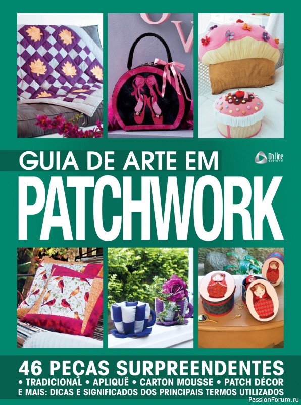 Коллекция проектов для рукодельниц в журнале «Arte em Patchwork - Fevereiro 2025»