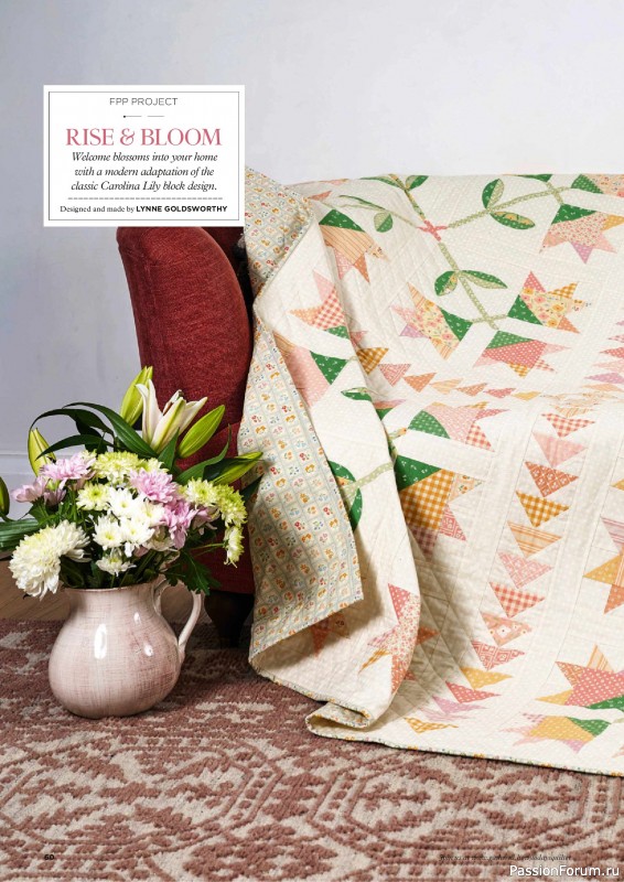 Коллекция проектов для рукодельниц в журнале «Todays Quilter №127 2025»