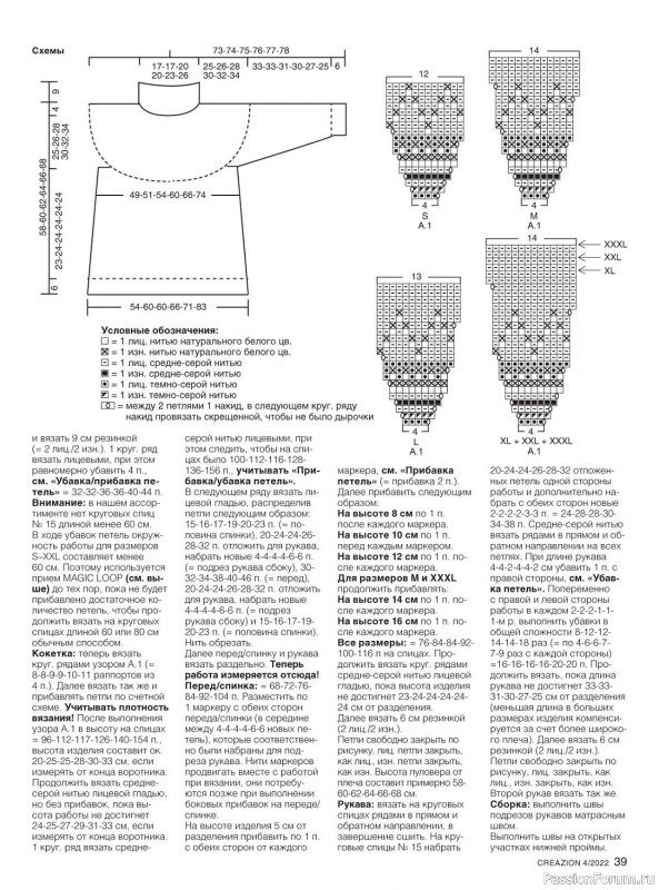 Вязаные модели в журнале «Creazion №4 2022»