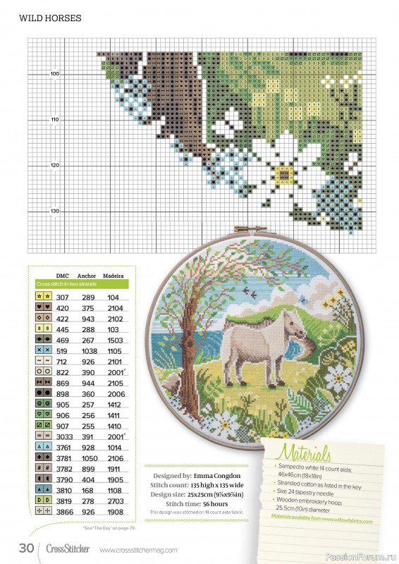 Коллекция вышивки в журнале «CrossStitcher №411 2024»