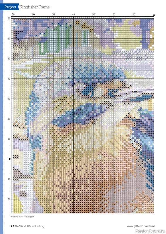 Коллекция вышивки в журнале «The World of Cross Stitching №357 2025»