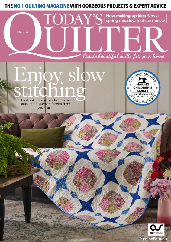 Коллекция проектов для рукодельниц в журнале «Todays Quilter №122 2024»