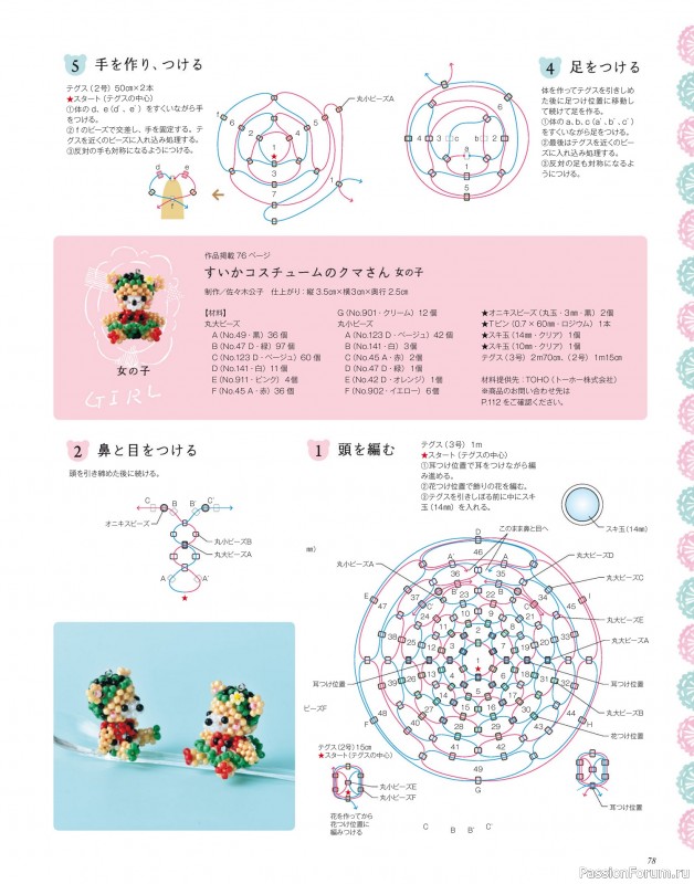 Коллекция проектов для рукодельниц в журнале «Beads Friend - Summer 2024»