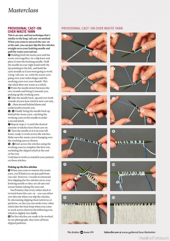 Вязаные проекты спицами в журнале «The Knitter №199 2024»